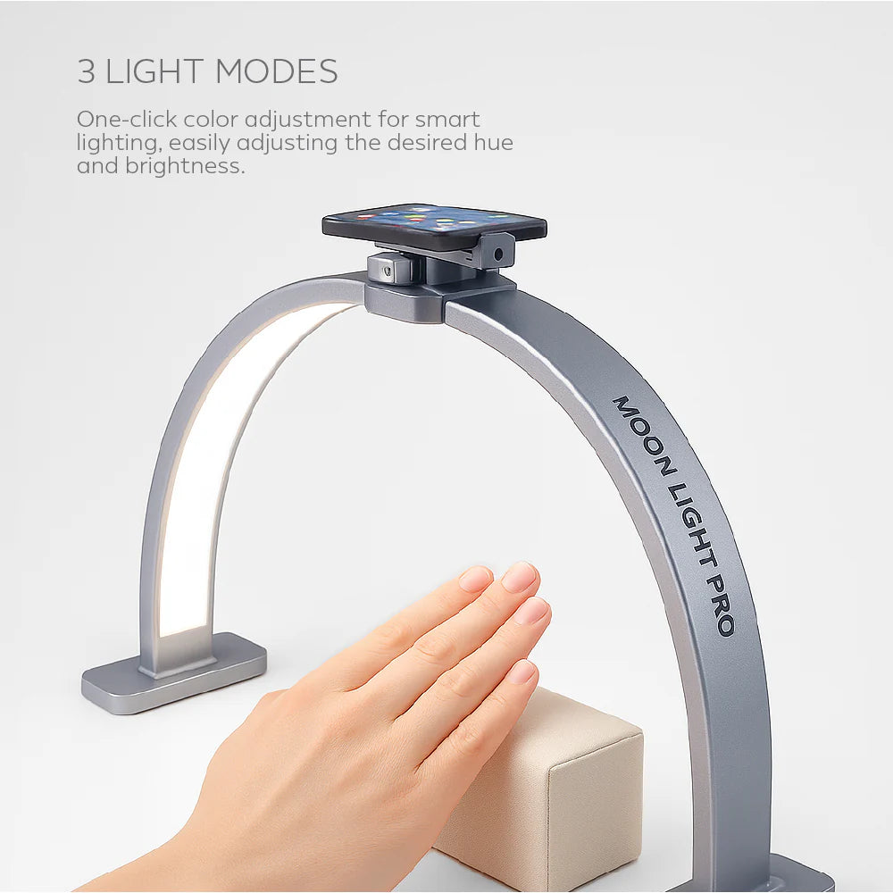 Nano® Moon Light Pro – 45W | Foldable Half-Moon LED Nail Lamp with 392 Beads