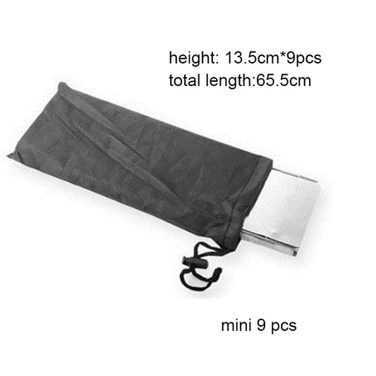 8/9/10/12/14/16 Plates Gas Stove Wind Shield Outdoor Camping Picnic Cooking Burner Windproof Screen Aluminum Alloy Wind Screen