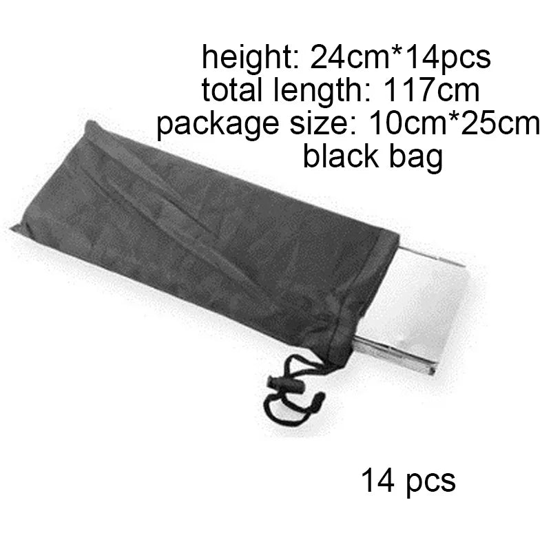 8/9/10/12/14/16 Plates Gas Stove Wind Shield Outdoor Camping Picnic Cooking Burner Windproof Screen Aluminum Alloy Wind Screen