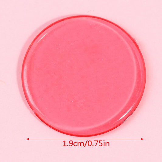 100pcs Transparent Color Counters Counting Bingo Chips Plastic Supplies Counters