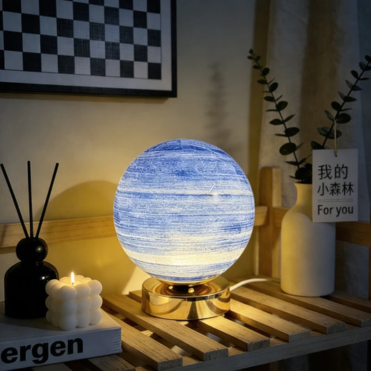 Planet Table Lamp Creative Starry Sky Moon Planet Table Lamp Still Secretly Waiting For The Universe To Say Good Night Bedroom