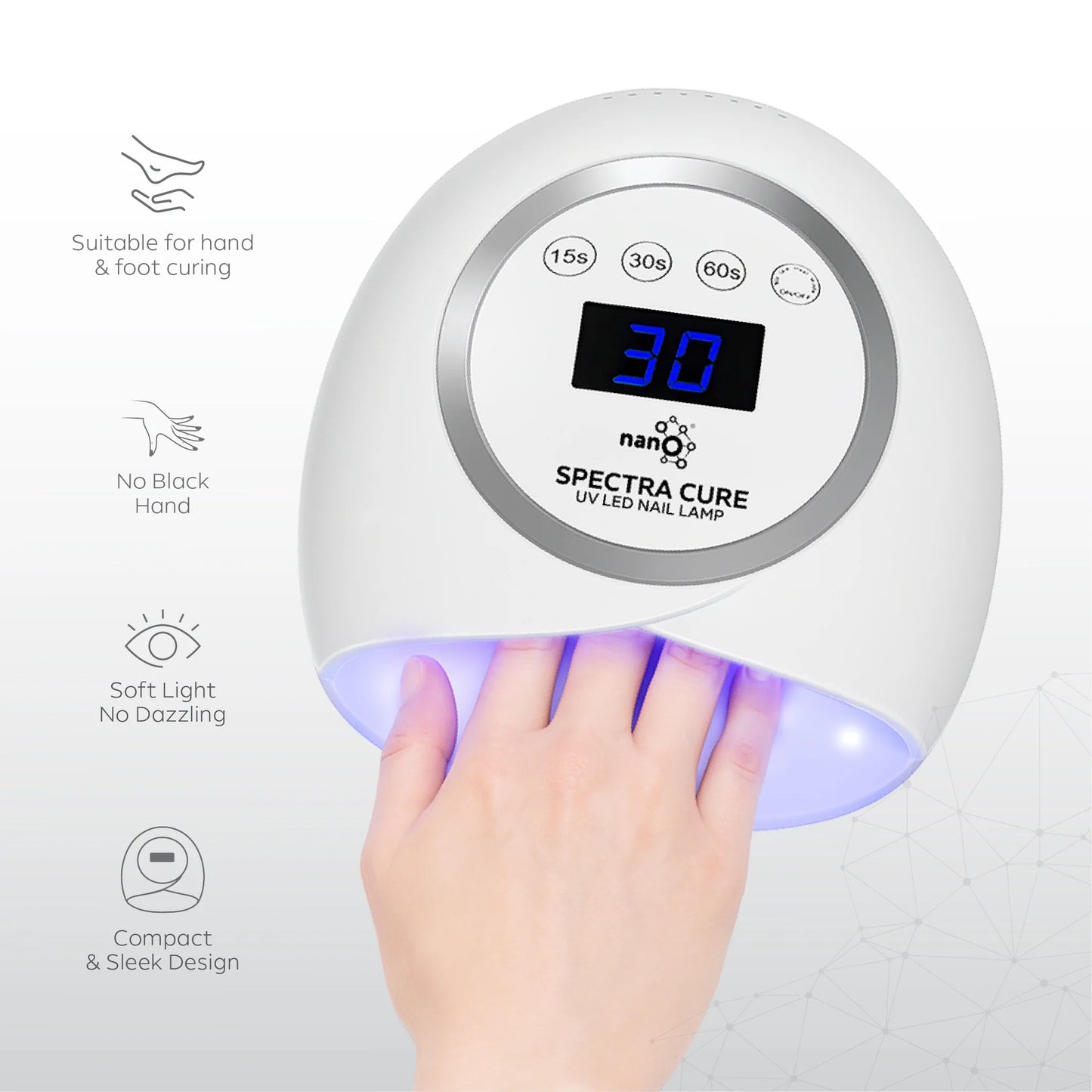 Nano® Spectra Cure UV LED Nail Lamp