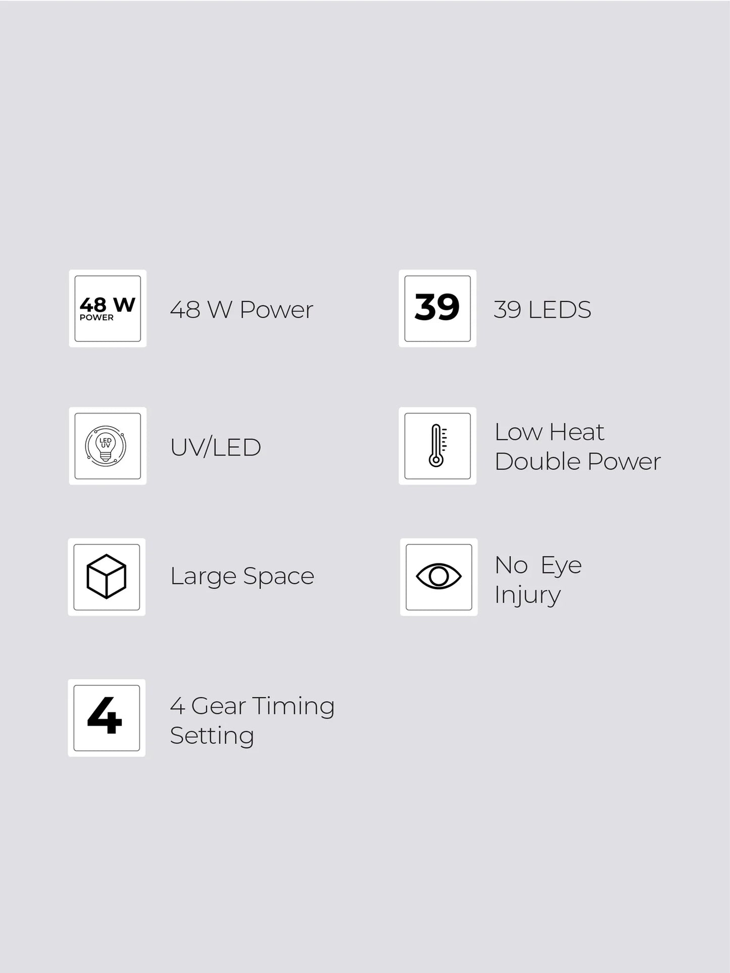 Nano® Smart UV/LED Nail Lamp 48w