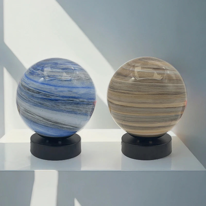 Planet Table Lamp Star Curtain Astra Creative Starry Sky Moon Planet Table Lamp Couple Bedroom Bedside Romantic Ambient Lamp