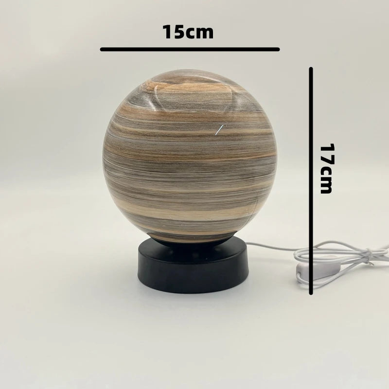 Planet Table Lamp Star Curtain Astra Creative Starry Sky Moon Planet Table Lamp Couple Bedroom Bedside Romantic Ambient Lamp